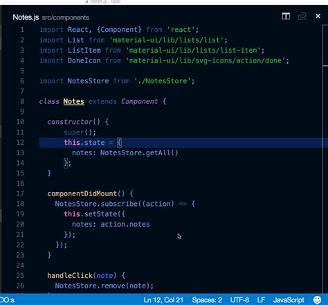 Visual Studio Code Tips And Tricks Class Notes Cool Themes Javascript