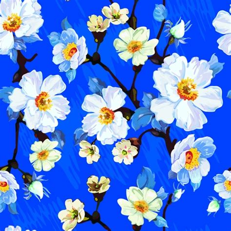 Seamless Floral Wallpapers Floral Patterns Freecreatives