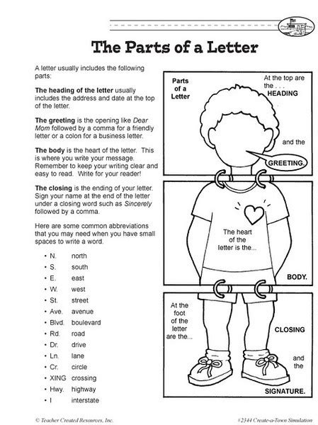 Check spelling or type a new query. Little Miss Primary: The Friendly Letter Man {Parts of a ...