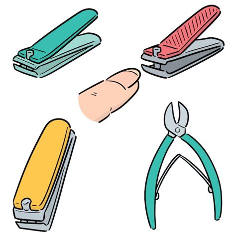 Premium Vector Vector Set Of Nail Clipper