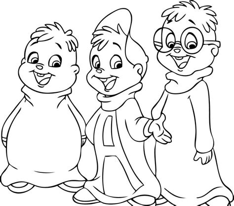 Best free coloring pages for kids & adults to print or color online as disney, frozen, alphabet and more printable coloring book. Free Printable Chipettes Coloring Pages For Kids