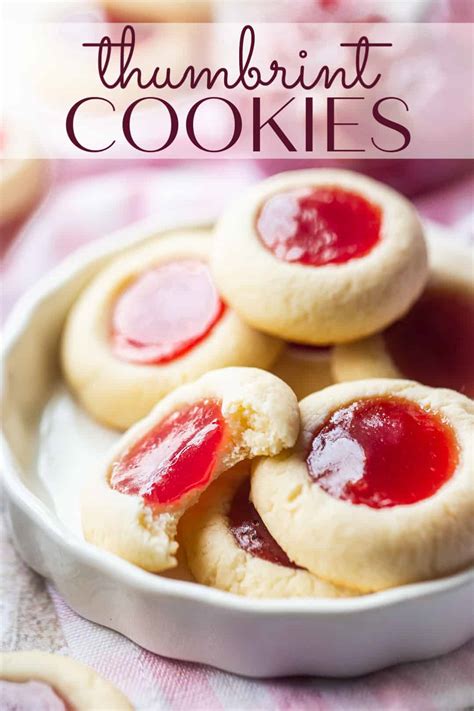 Jam Thumbprint Cookies So Soft Delicious Baking A Moment
