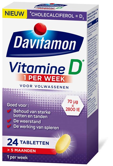Davitamon Vitamine D 1 Per Week Bestel Online Davitamon