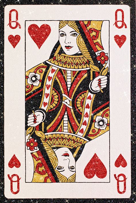 Queen Of Hearts Card Anniversary Cards Paper And Party Supplies