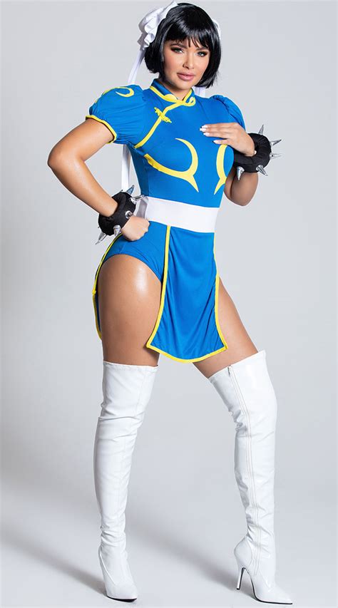 Street Fighter Chun Li Costume Womens Street Fighter Costume Chun Li