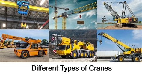 What Is Crane Types Of Cranes And Their Uses In Construction With