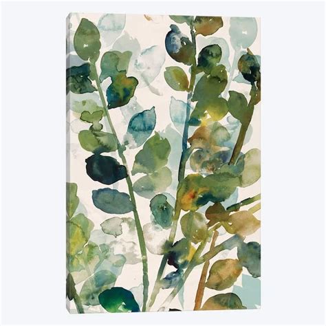 East Urban Home Fall Leaves Ii Print On Canvas And Reviews Wayfair In