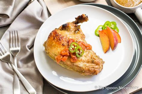 Jalapeno Brown Sugar Chicken Breast With Peach Compote Holiday