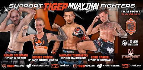 tiger muay thai pro muay thai team fighting all over the world this month tiger muay thai