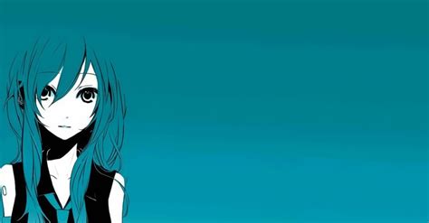 1366x714 Hatsune Miku Long Hair Illustrations Anime Girls Blue