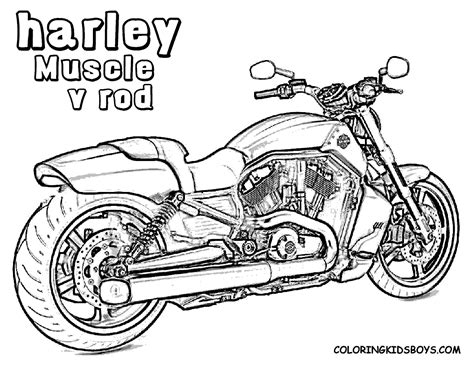 Harley Davidson Coloring Pages Coloring Pages