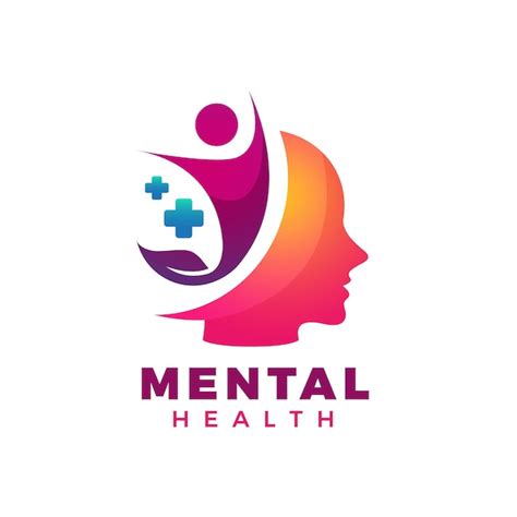 Free Vector Gradient Mental Health Logo Template