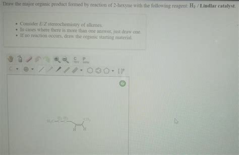 Solved Draw the major organic product formed by reaction of | Chegg.com