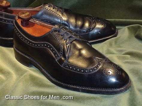Unusual Vintage Stetson 4 Eyelet Derby Brogue 45d Classic Shoes For Men