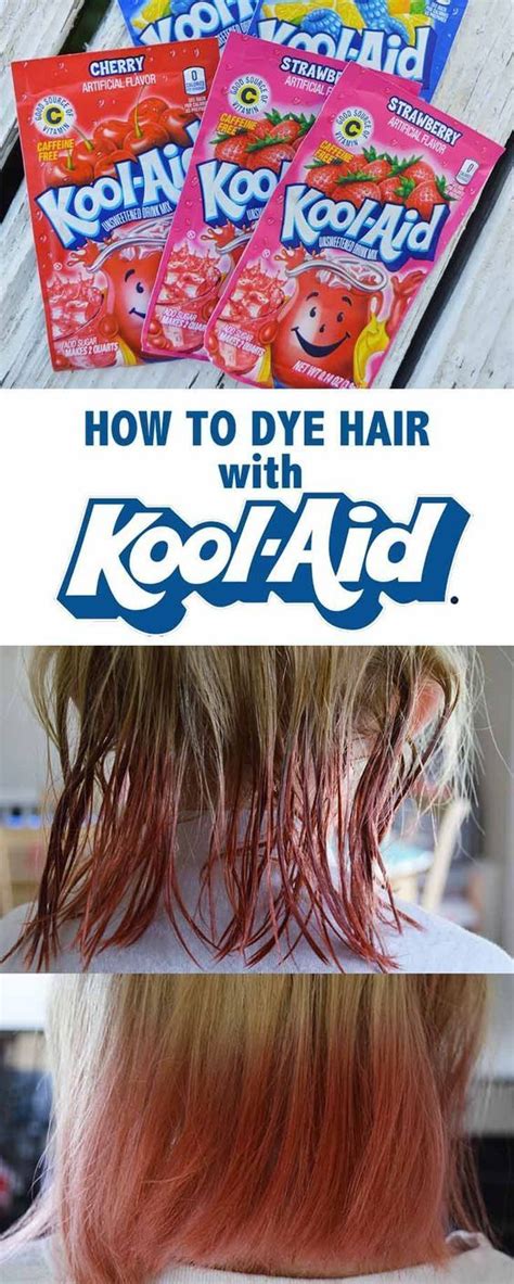 Everything You Need To Know To Dye Your Hair With Kool Aid Kool Aid