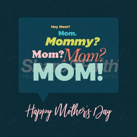 Hey Mom Mothers Day Social Media Graphic Sharefaith Media