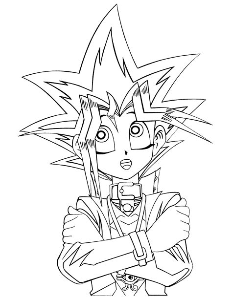 Yu gi oh 6 lrg. Free Printable Yugioh Coloring Pages For Kids