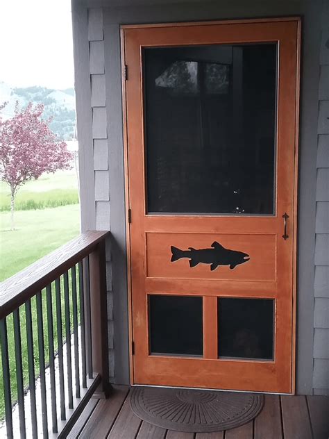 But there's no sign of it stored anywhere on the property, so it must be long gone. Standard Series Wood Screen Doors - Trout in 2020 | Custom ...