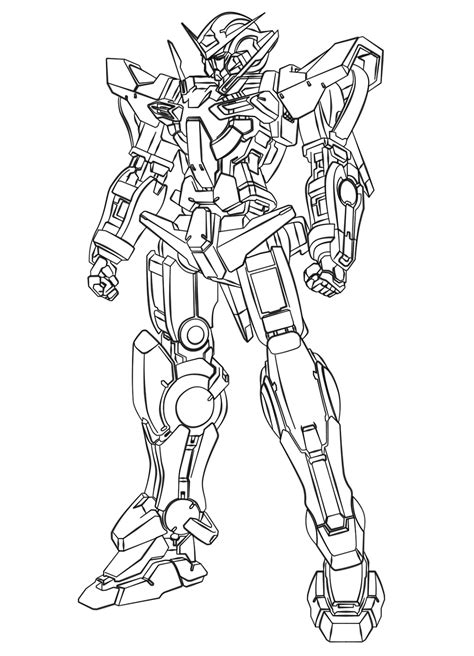 Gundam 00 Free Coloring Pages
