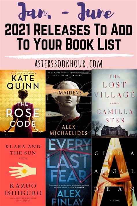 New 2021 Novels You Must Read January June Edition