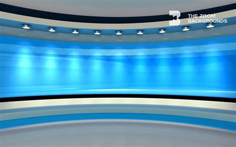 Breaking News Studio Blue Wrap Zoom Backgrounds Ph Images And Photos