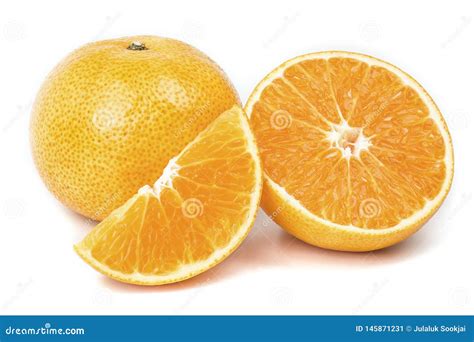 Orange Fruit Isolated Stock Image Image Of Fresh Nature 145871231