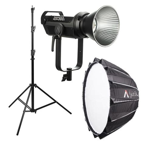 Aputure Ls 300x Bi Color Led Light Kit With Light Dome Ii And Light Stand