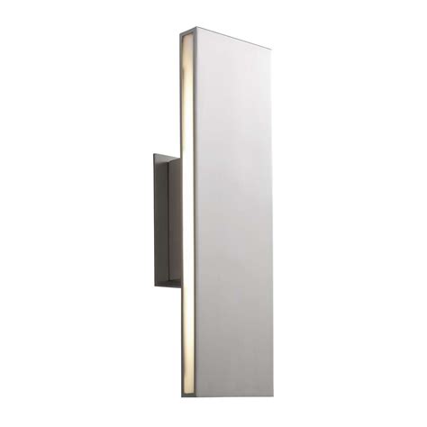 Maybe you would like to learn more about one of these? Satin Nickel with backplate, illuminated | Led wall sconce ...