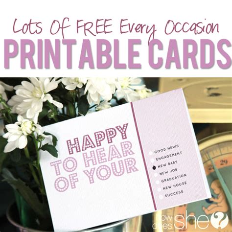 Free Printable Special Occasion Cards Free Printable Templates