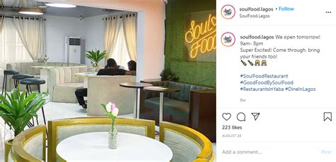 Open today until 8:00 pm. Soul Food Lagos Review: Perfect Restaurant for Brunch on a ...
