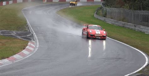 Porsche 911 Gt3 Rs Pdk Rental Crashes On Nurburgring Delivers Painful