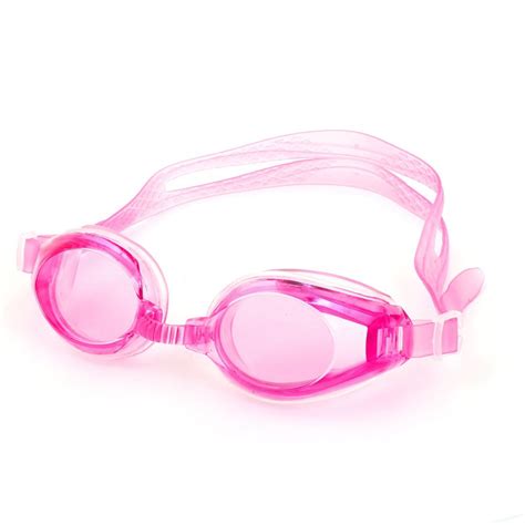 Women Men Plastic Swimming Swim Goggles Glassses Pink With Earplugs In Swimming Eyewear From