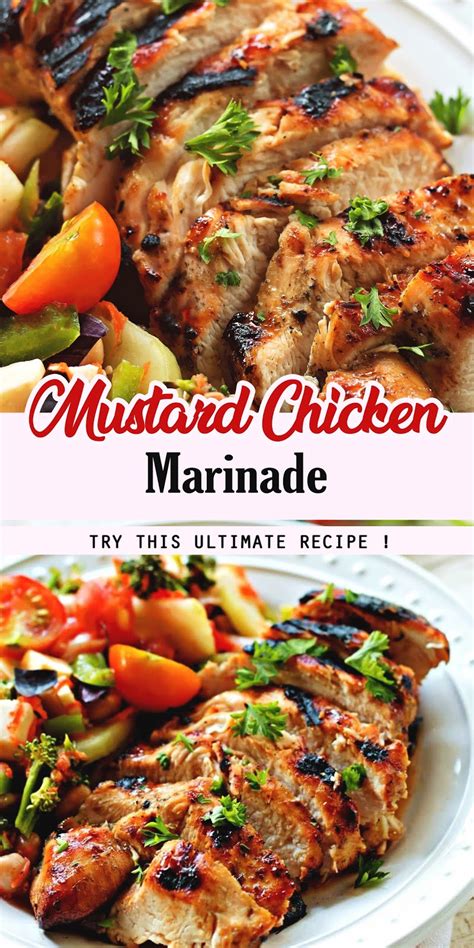You can marinate overnight but understand that the purpose of a marination time is to help at home we love grilled chicken. MUSTARD CHICKEN MARINADE - 3 SECONDS