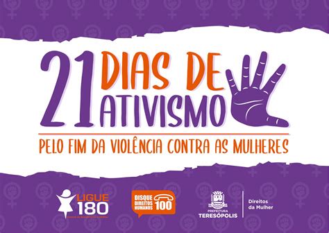 Prefeitura de Teresópolis promove programação pelos Dias de Ativismo pelo Fim da Violência