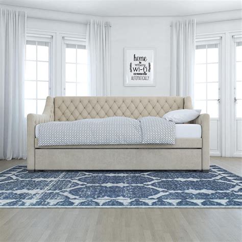 Little Seeds Monarch Hill Ambrosia Upholstered Daybed And Trundle Twin