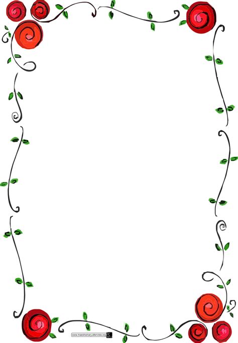 Free Free Printable Floral Borders And Frames Download Free Free