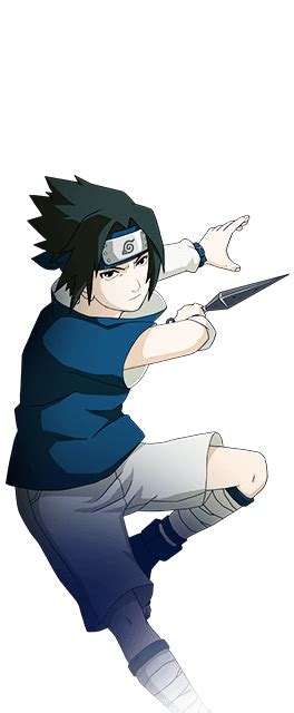 Young Sasuke Uchiha Render 4 Naruto Mobile By Deviantart