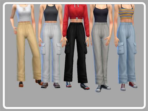 The Sims Resource Loose Cargo Pants