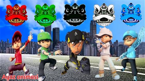 Seru 5 Elemental Boboiboy Berubah Menjadi Barongsai Youtube