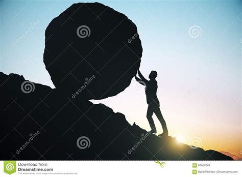 Difficulty concept stock image. Image of mountain, businessman - 91468249