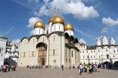 The Moscow Kremlin Cathedral Of The Assumption Stock Editorial