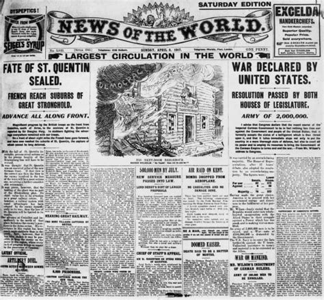 Historical British Headlines The World Newspaper Historical News