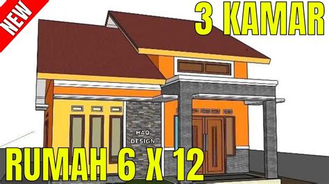 Rumah minimalis 3 kamar adalah rumah yang ideal untuk keluarga menengah dengan jumlah anak 2 hingga 3 orang. Desain rumah minimalis sederhana 6 x 12 meter 3 kamar 1 ...
