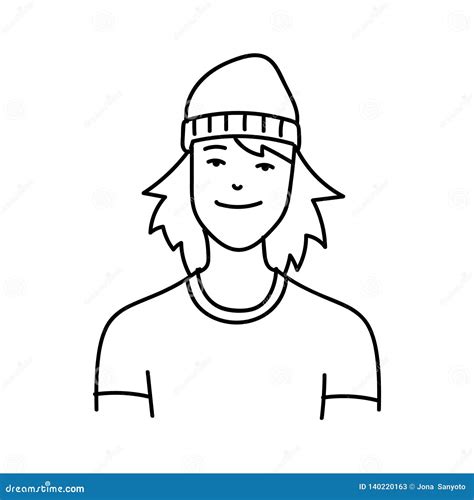 Cartoon Sketch People Vector Illustration Stock Vector Illustration