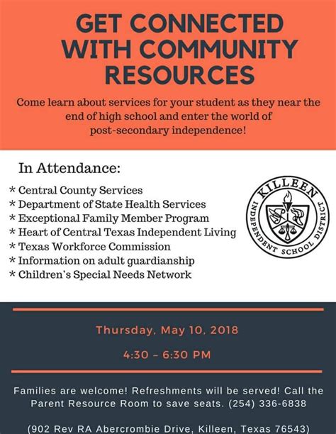 Killeen ISD Connecting With Community Resources
