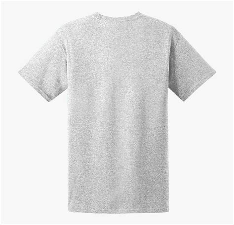 Grey Tshirt Back Png Png Download Back Grey T Shirt Png