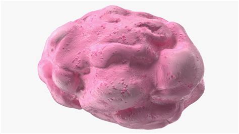 Chewed Bubble Gum Pink 3d Model 19 3ds Blend C4d Fbx Max Ma