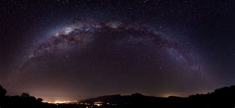 Panoramic View Of The Milky Way In The Night Sky By Macinivnw On Deviantart