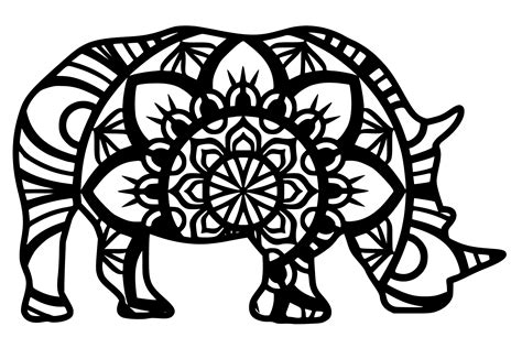 Wild Animal Mandala Bundle SVG (730759) | Cut Files | Design Bundles