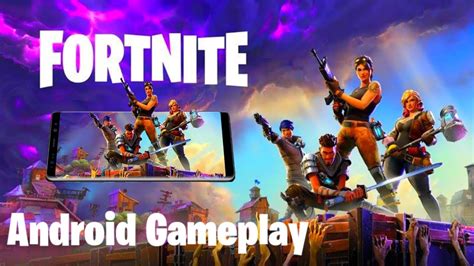 Fortnite Android Gameplay Samsung Galaxy S9 Exynos Android Gameplay